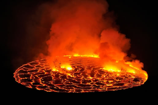 Mountain Nyiragongo